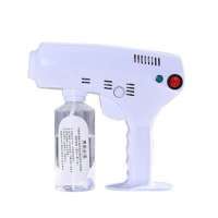 Handhold Electric Blue Ray Nano Steam Hair Anion Sanitizer Mini Fogging Machine Steam Mist Spray Gun